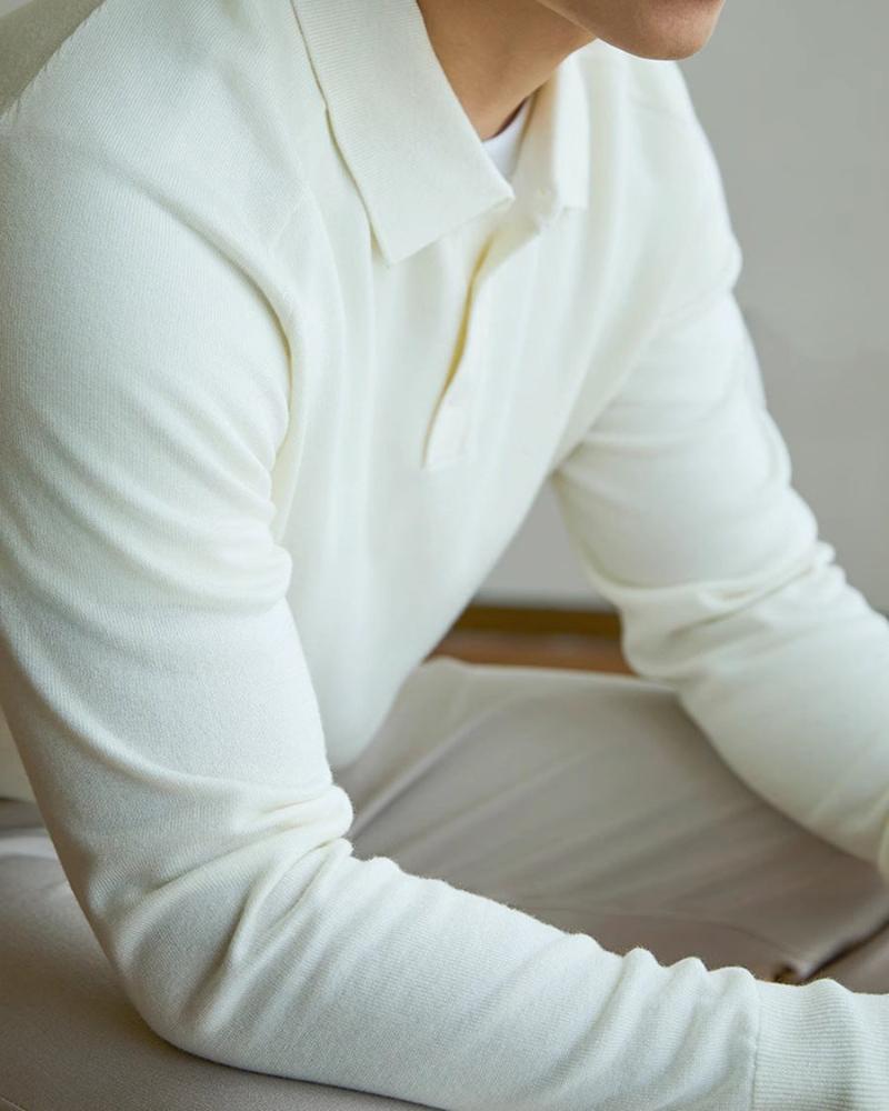 Polo de Lana 100% de Alta Calidad